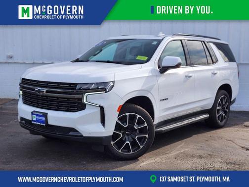 Summit White 2021 Chevrolet Tahoe 4WD RST