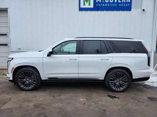 Crystal White Tricoat 2025 Cadillac Escalade Sport Platinum