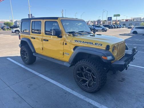 Hellayella Clearcoat 2018 Jeep Wrangler Unlimited Sport SUV