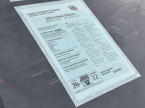 2023 Subaru Outback Onyx Edition