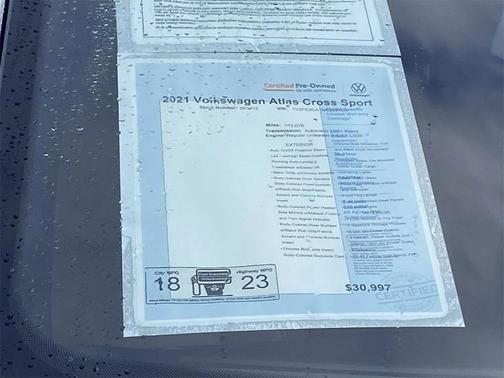 2021 Volkswagen Atlas Cross Sport 3.6L V6 SE w/Technology R-Line