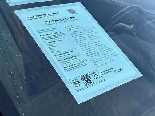 2025 Subaru Crosstrek Sport