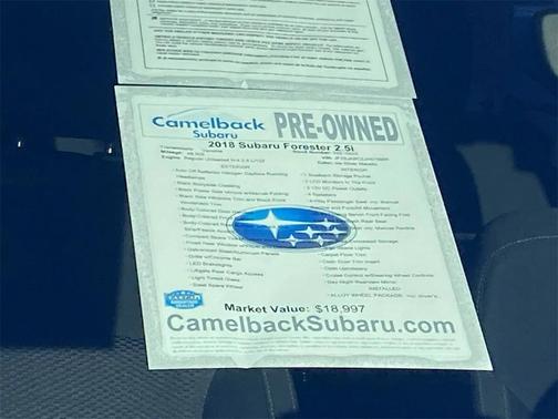 2018 Subaru Forester 2.5i