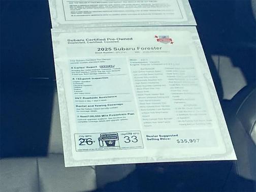 2025 Subaru Forester Limited