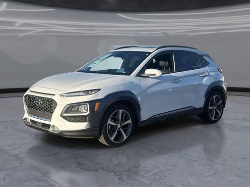 Chalk White 2019 Hyundai KONA Ultimate SUV