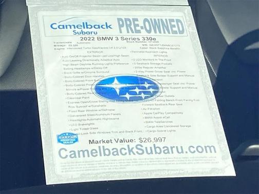 2022 BMW 330e Base