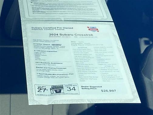 2024 Subaru Crosstrek Base