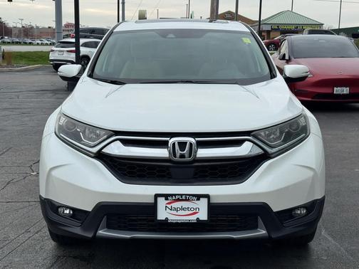 White Diamond Pearl 2018 Honda CR-V EX-L