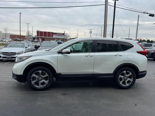 White Diamond Pearl 2018 Honda CR-V EX-L