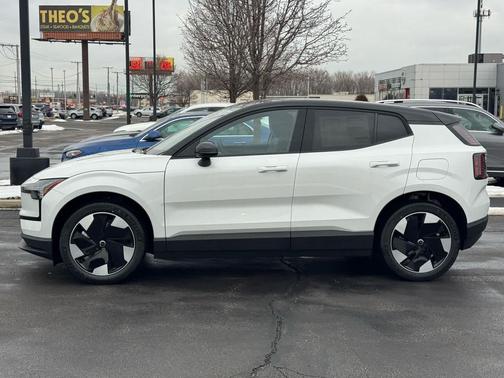 Crystal White Metallic 2026 Volvo EX30 Plus Twin Motor Performance, Fully electric