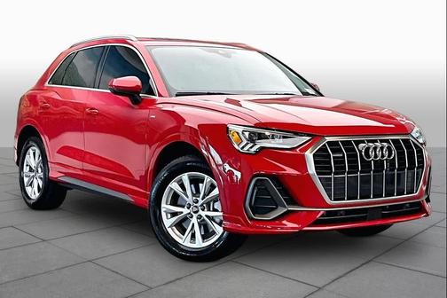 Progressive Red Metallic 2025 Audi Q3 45 S line Premium Plus