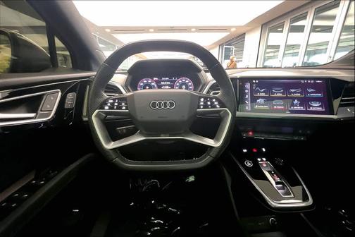 Pebble Gray 2024 Audi Q4 e-tron Sportback Premium Plus 55 quattro