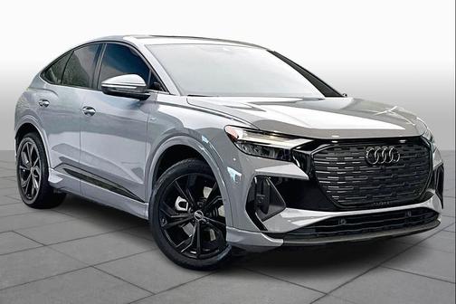 Pebble Gray 2024 Audi Q4 e-tron Sportback Premium Plus 55 quattro