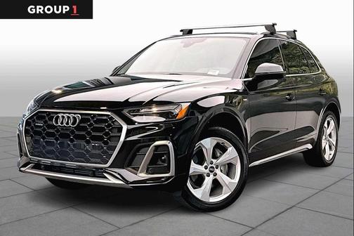 Mythos Black Metallic 2025 Audi Q5 45 S line Premium Plus
