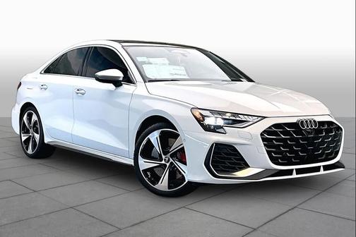 Glacier White m 2026 Audi S3 TFSI quattro S tronic
