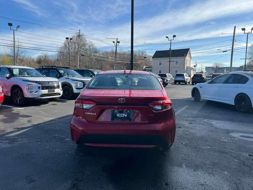 Barcelona Red Metallic 2021 Toyota Corolla LE