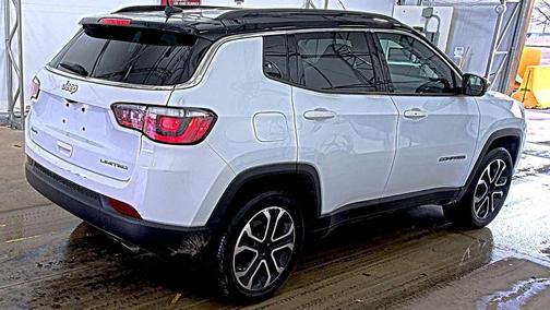 Bright White Clearcoat 2022 Jeep Compass Limited