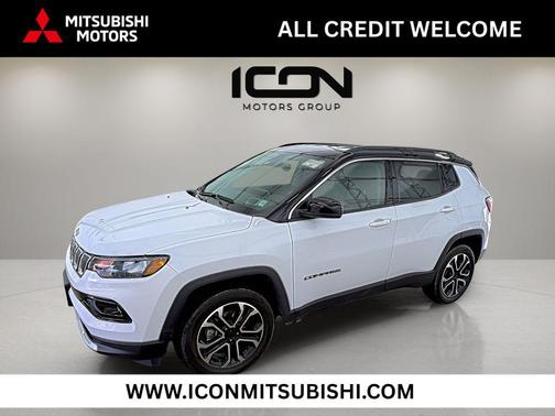 Bright White Clearcoat 2022 Jeep Compass Limited