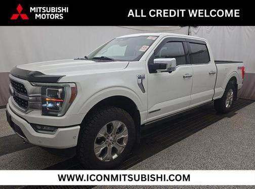 Star White Metallic Tri-Coat 2022 Ford F-150 Platinum