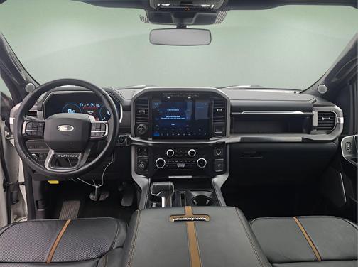 Star White Metallic Tri-Coat 2022 Ford F-150 Platinum