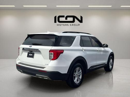 Star White Metallic Tri-Coat 2020 Ford Explorer XLT