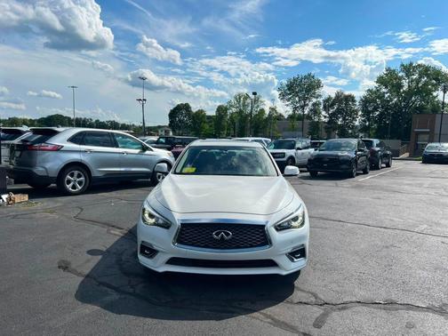 Majestic White 2023 INFINITI Q50 3.0t LUXE