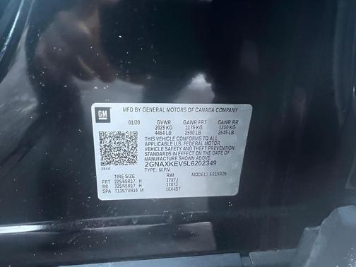 2020 Chevrolet Equinox 1LT