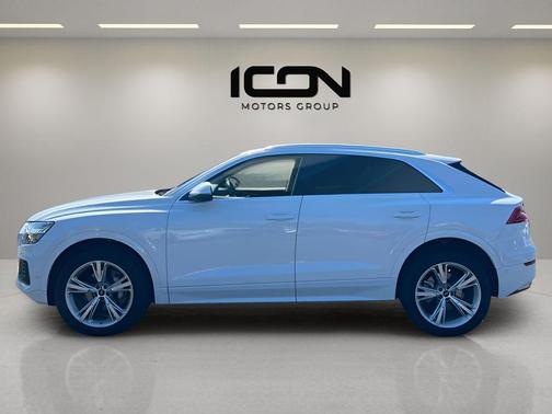Glacier White Metallic 2023 Audi Q8 55 Premium Plus
