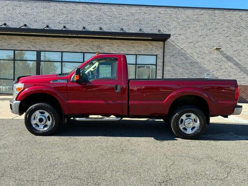 Red 2015 Ford F-250 XLT