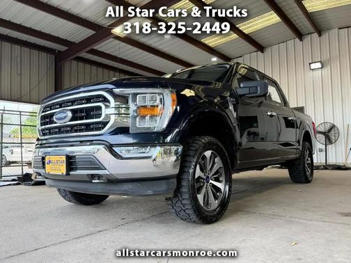Antimatter Blue Metallic 2021 Ford F-150 XLT