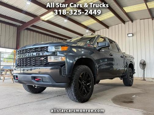 Shadow Gray Metallic 2021 Chevrolet Silverado 1500 Custom Trail Boss