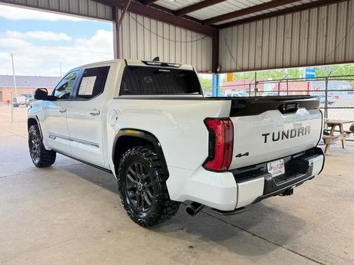 White 2024 Toyota Tundra Platinum
