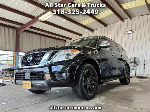 Super Black 2019 Nissan Armada Platinum