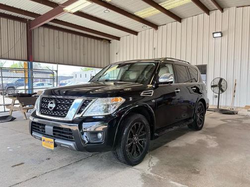Super Black 2019 Nissan Armada Platinum