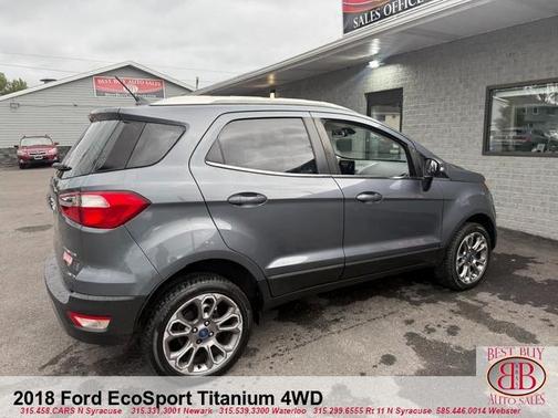 Gray 2018 Ford EcoSport Titanium