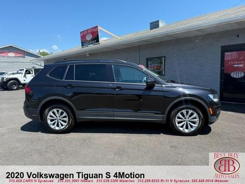 Deep Black Pearl Effect 2020 Volkswagen Tiguan 2.0T S