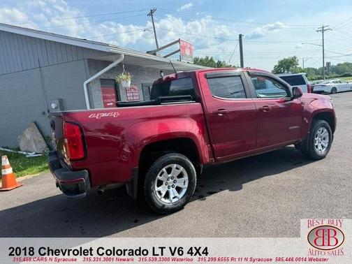 Red 2018 Chevrolet Colorado LT