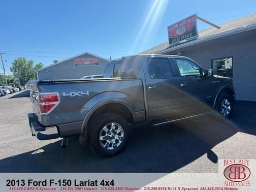 Gray 2013 Ford F-150 Lariat