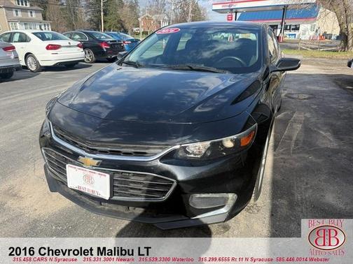 Black 2016 Chevrolet Malibu 1LT
