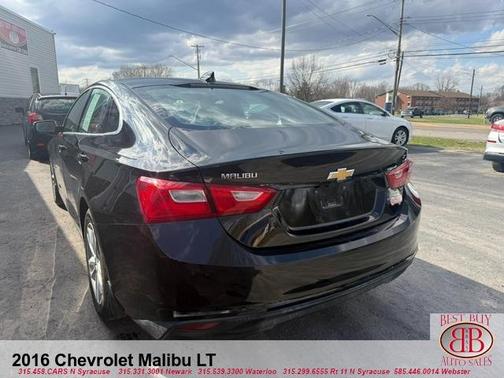 Black 2016 Chevrolet Malibu 1LT