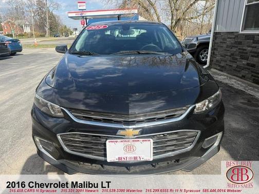 Black 2016 Chevrolet Malibu 1LT
