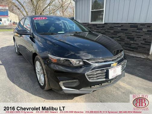 Black 2016 Chevrolet Malibu 1LT