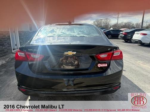 Black 2016 Chevrolet Malibu 1LT