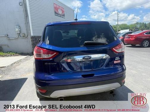 Blue 2013 Ford Escape SEL
