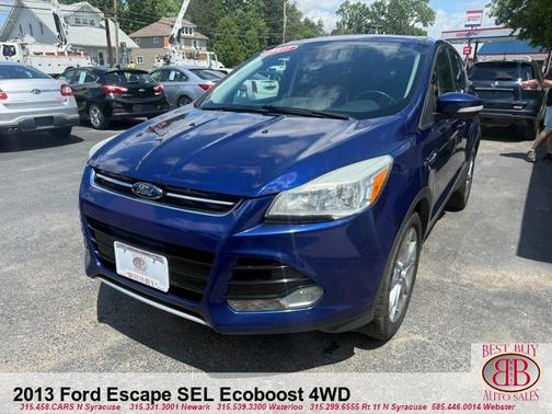 Blue 2013 Ford Escape SEL
