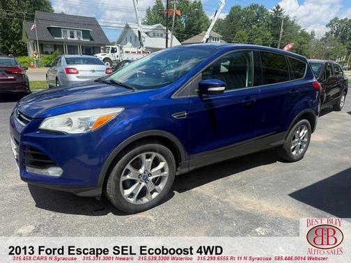 Blue 2013 Ford Escape SEL