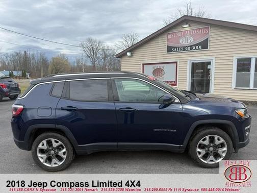Blue 2018 Jeep Compass Limited