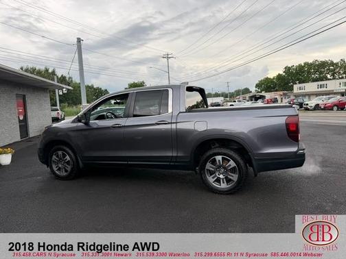 Gray 2018 Honda Ridgeline RTL