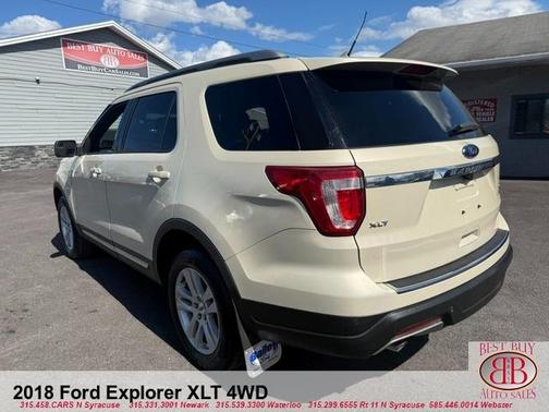 Beige 2018 Ford Explorer XLT