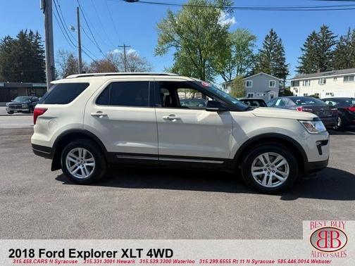 Beige 2018 Ford Explorer XLT